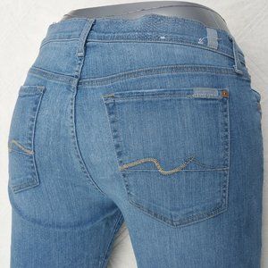7FAM Size 12/31 "Josefina Skinny Boyfriend" Jeans